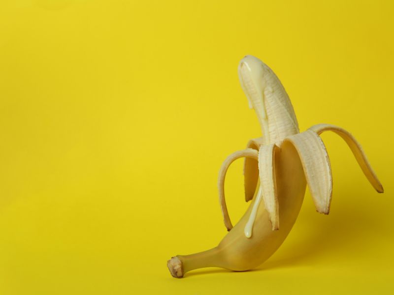 Banane avec sperme
