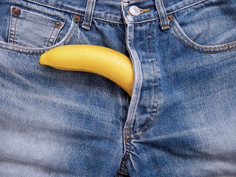 Banane dans un jean