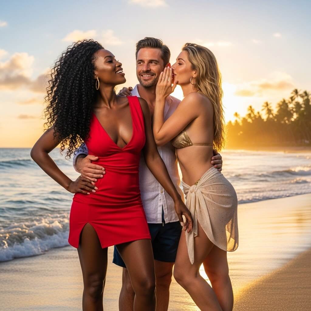Plan à 3 plage
